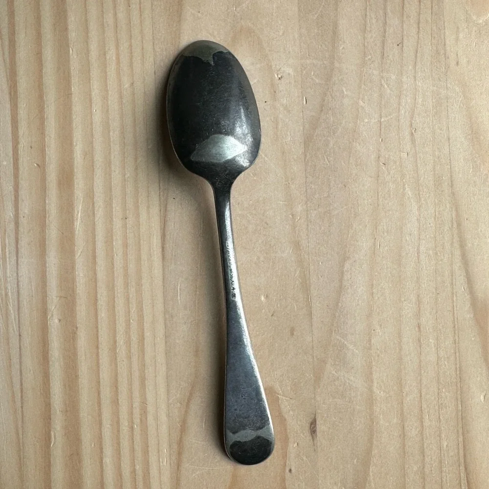 Vintage Signed Curtis Hotel Spoon 5.9 Inch 1847 Rogers‎ Brothers Silver Plate